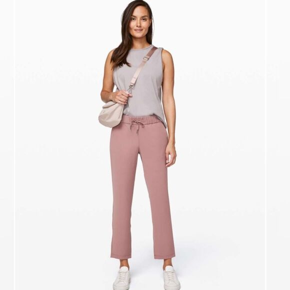 lululemon athletica Pants - Lululemon Keep Moving Pant Full Length Red Dust Size 14